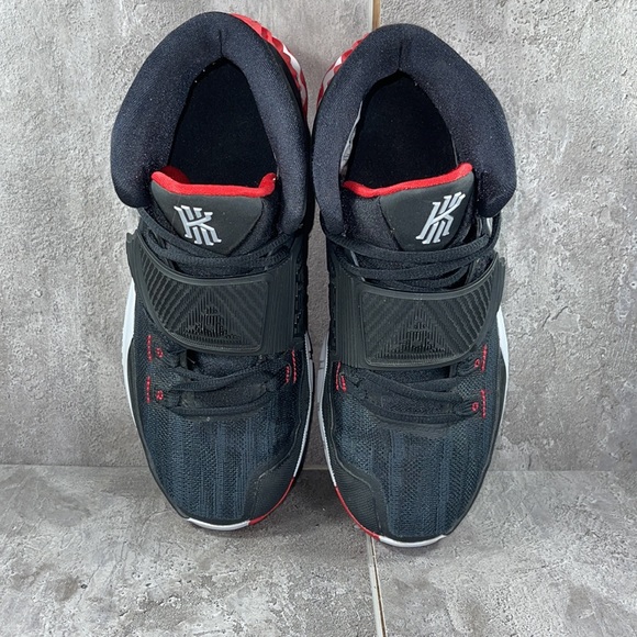 Nike Kyrie 6 BLack Red White Size 7Y / Women’s 8.5 - Picture 7 of 8